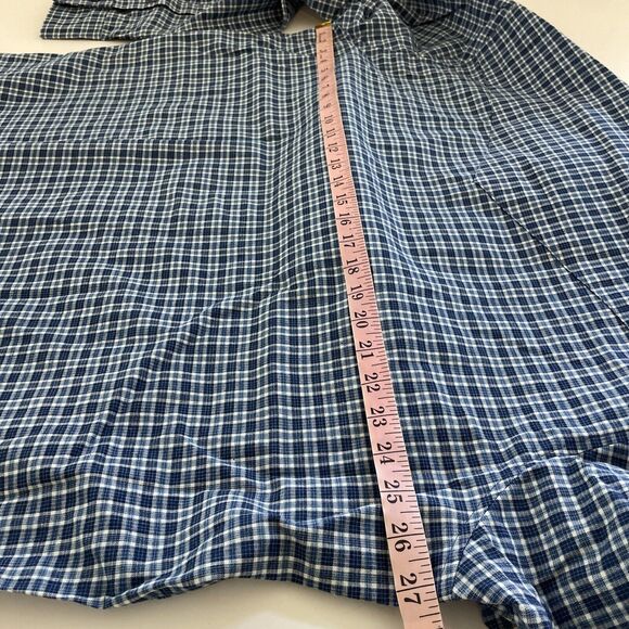 Vintage Longhorn Shirt 18x35 Button Down Western Rodeo Casual Chore‎ Coat COTTON - Picture 7 of 10